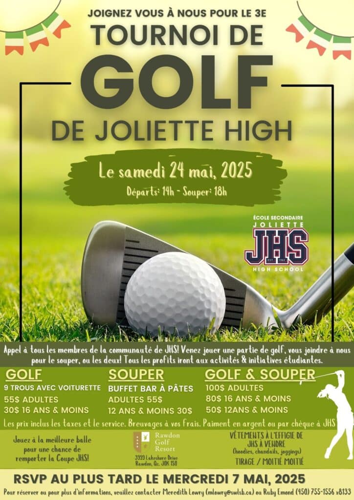 JHS tournoi de golf 2025